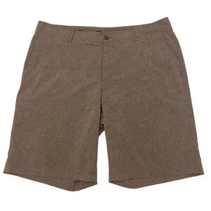 PGA Tour Men's Flat‎ Front Heather Gray Golf Shorts Size 38